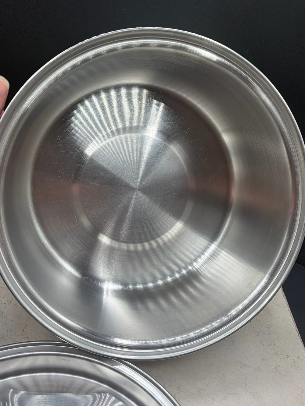 1956-1965 Regal Ware Duncan Hines 5 QT 18-8 Stainless 3-ply Dutch Oven Bakelite